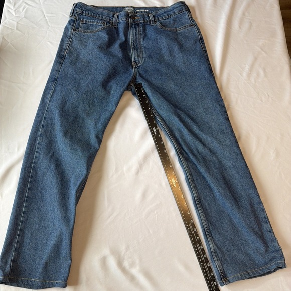 Levi Strauss Signature Other - Pre-owned Levi's Strauss Signature Regular Fit Straight Jeans Men's 36x30 Denim